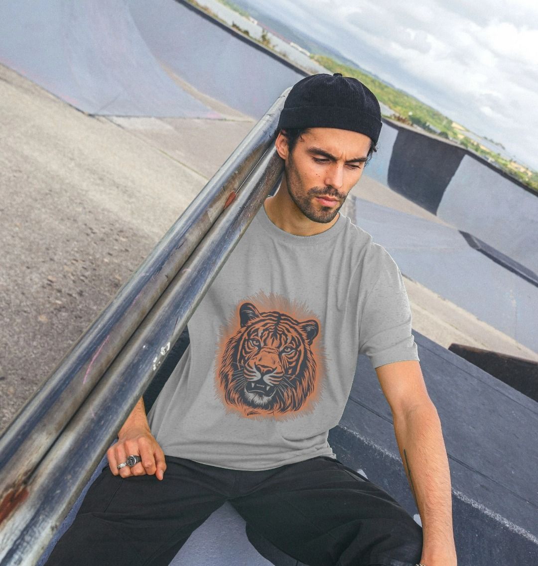 Orange Tiger Tee