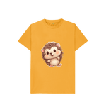 Mustard Cute Hedgehog Tee