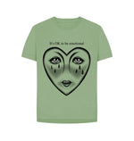 Sage It's OK to be emotional Relaxed Tee