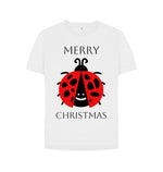 White Ladybird Christmas Relaxed Tee