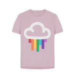 Mauve Rainbow Cloud Relaxed Fit Tee