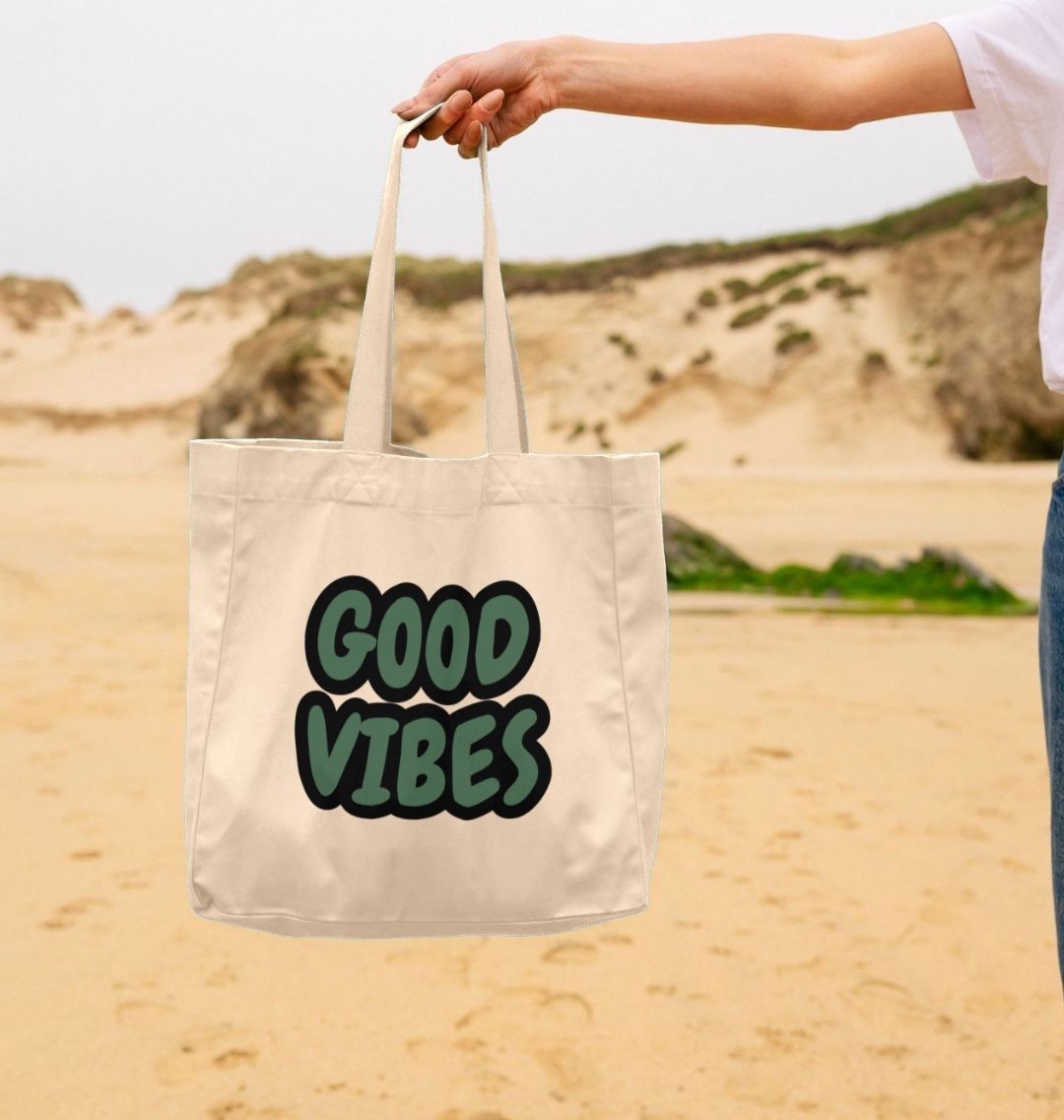 Good Vibes Shopper Tote