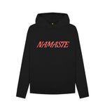 Black Namaste Relaxed Hoodie