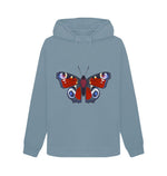 Stone Blue Red Butterfly Hoody