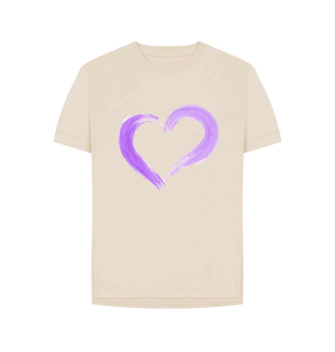 Oat Love Heart Relaxed Fit Tee