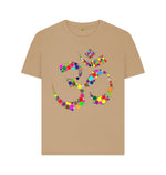 Sand Colourful Om Tee