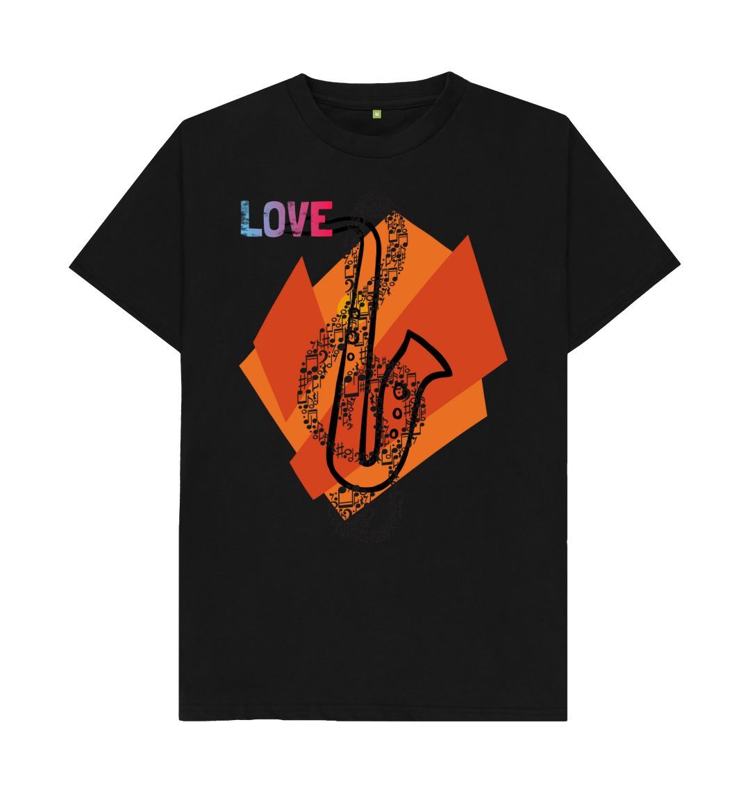 Black Love Your Sax Tee