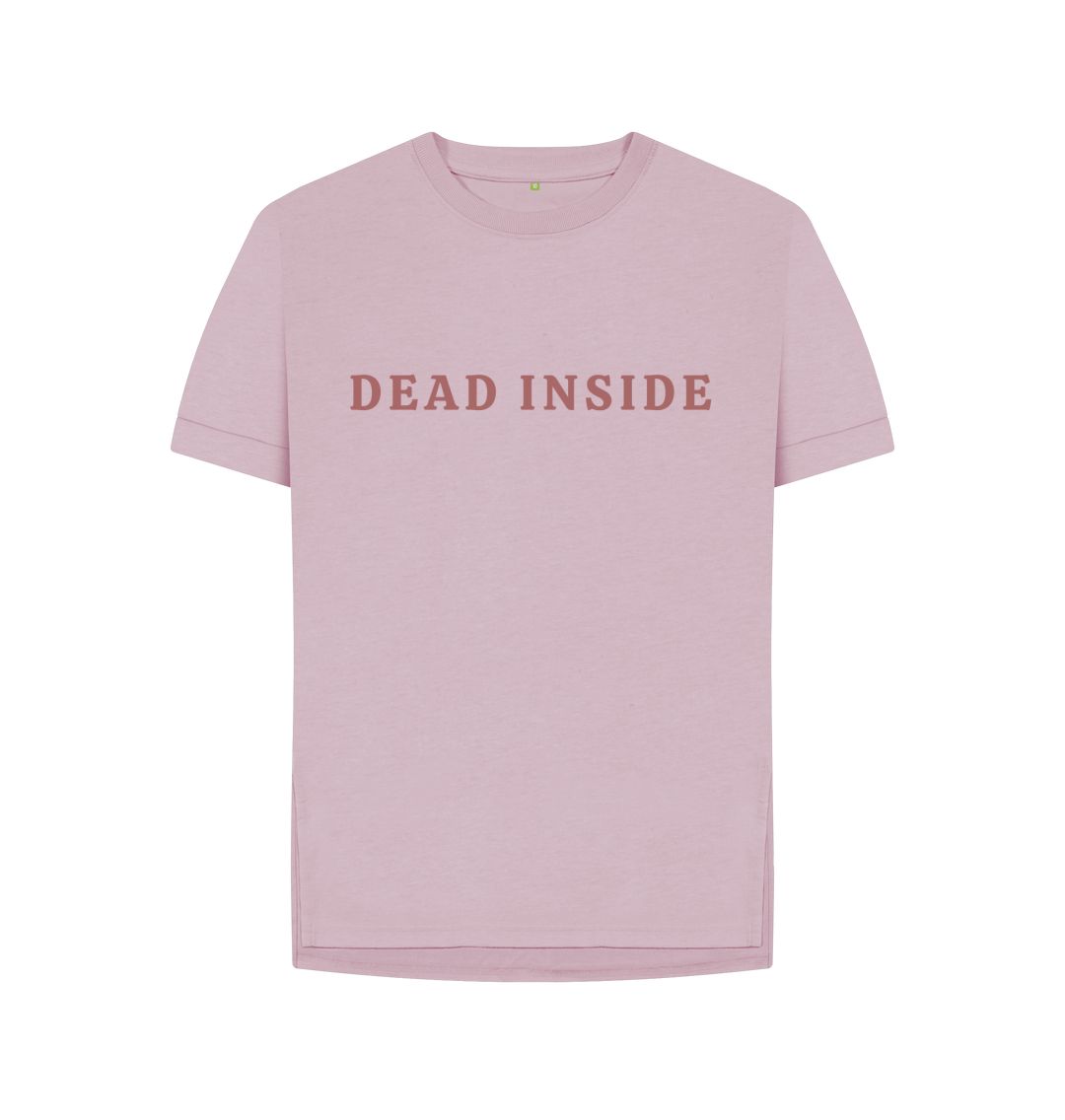 Mauve Dead Inside Relaxed Tee