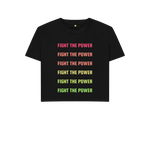 Black Printed T-shirt Front