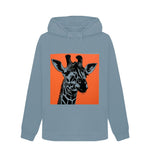 Stone Blue Groovy Giraffe Hoody