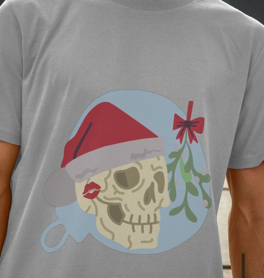 Santa Skeleton Tee