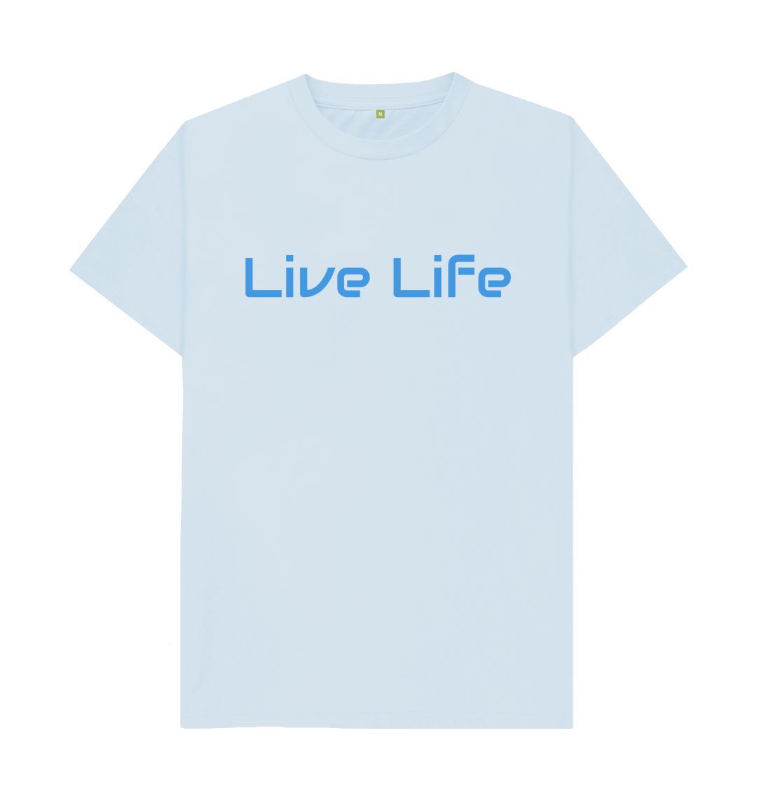 Sky Blue Live Life Tee