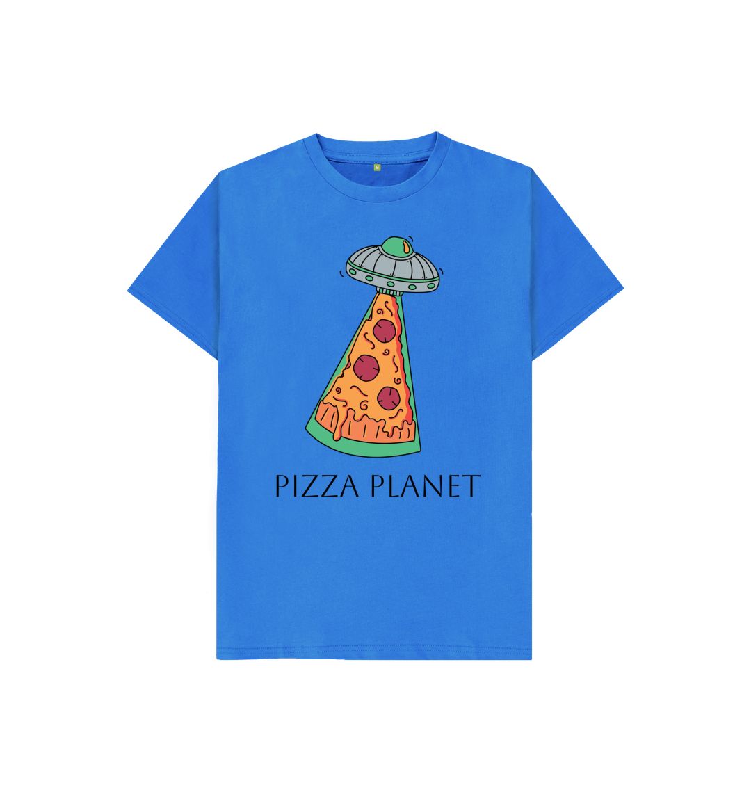 Bright Blue Pizza Planet Tee