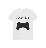 White Playstation Level Up Tee