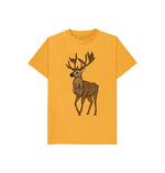 Mustard Reindeer Tee