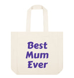 Natural Best Mum Ever Shopper Tote