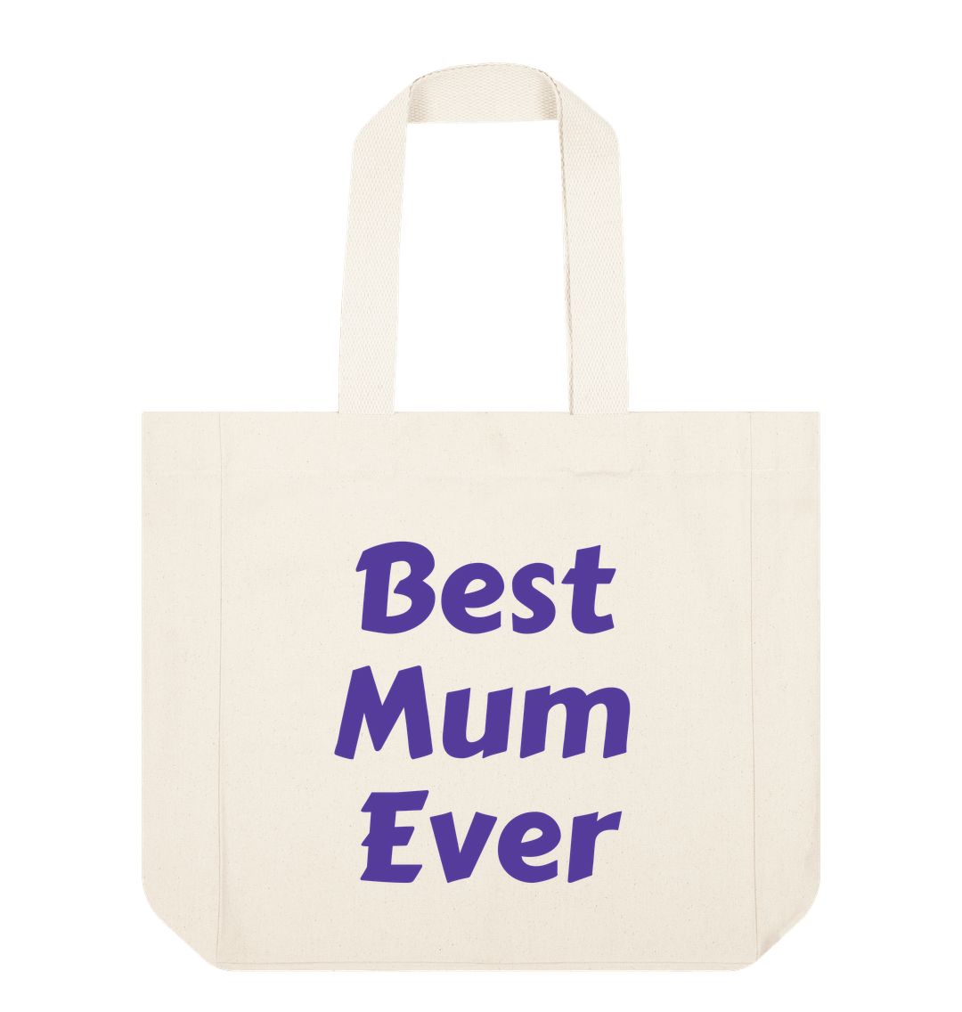 Natural Best Mum Ever Shopper Tote