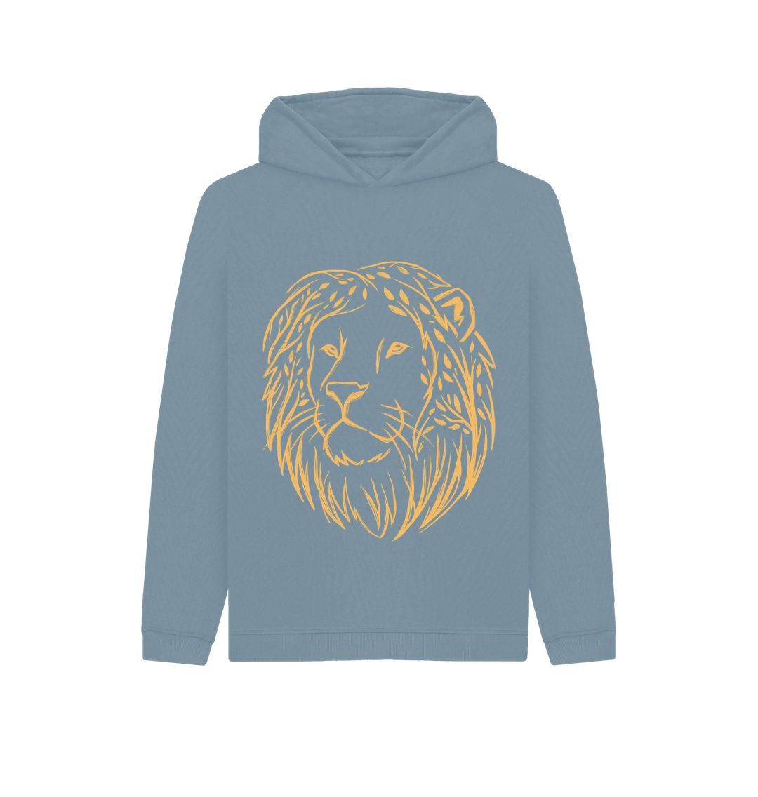 Stone Blue Lion Hoody