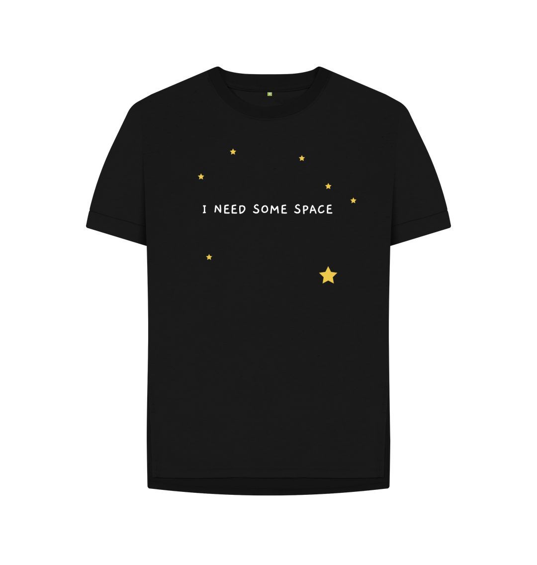 Black I Need Some Space & Stars Tee