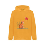 Mustard Cute Fox Hoodie