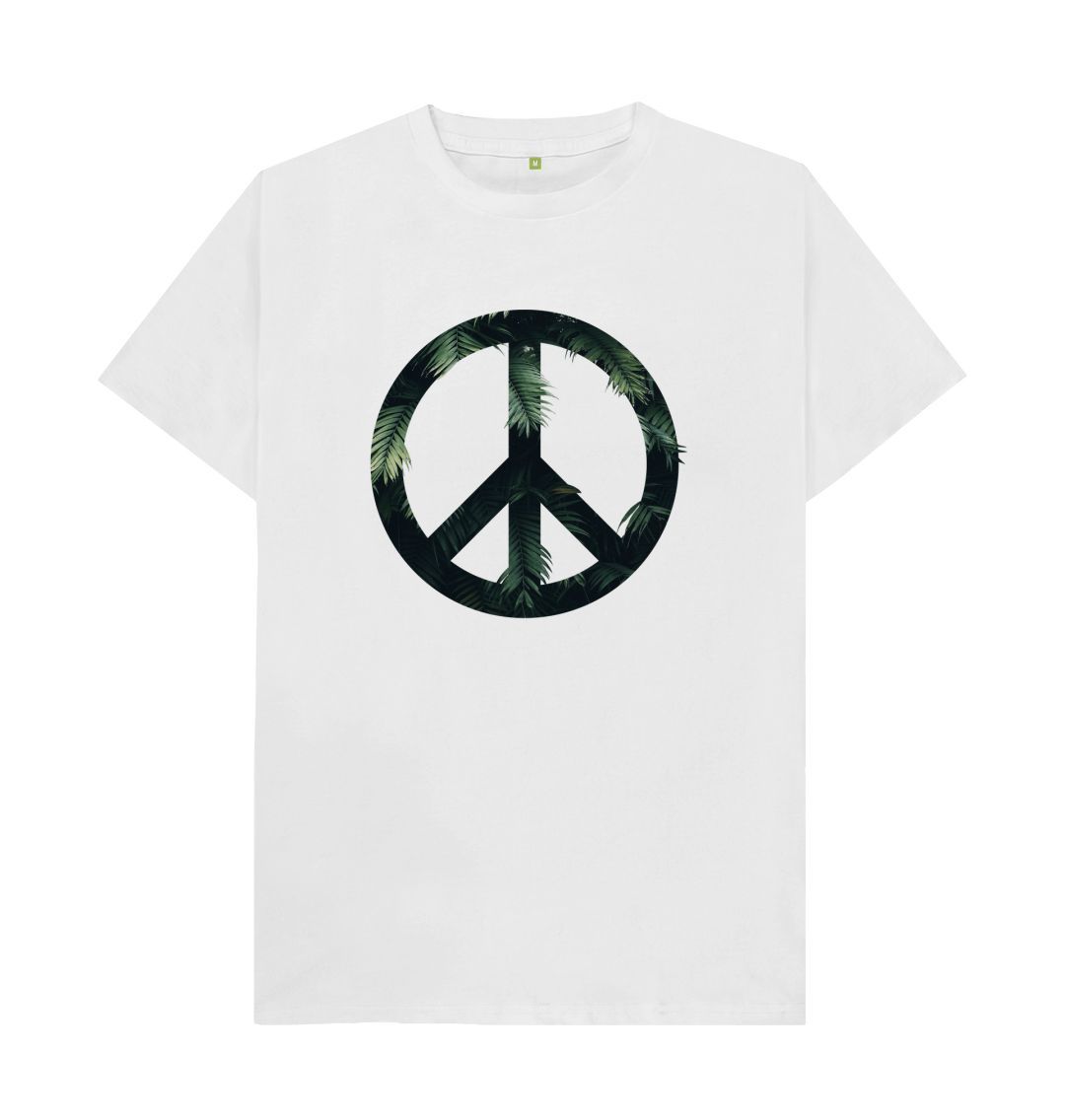 White Love Peace Tee