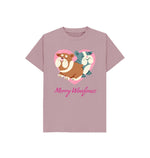 Mauve Merry Woof's Tee