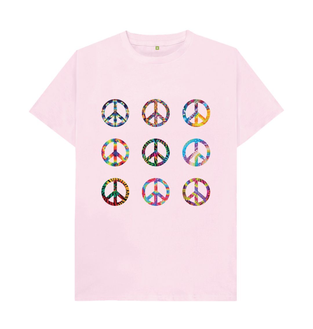 Pink Colourful Peace Tee