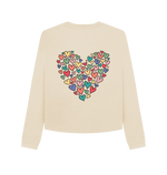 Oat Printed Boxy Jumpers Back
