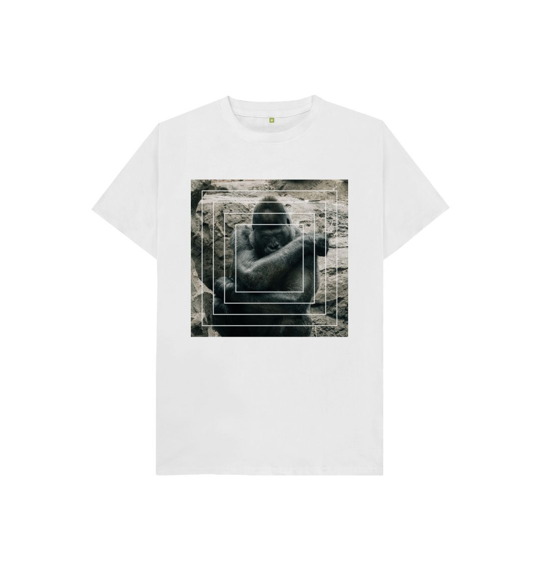 White Wild Gorilla Tee