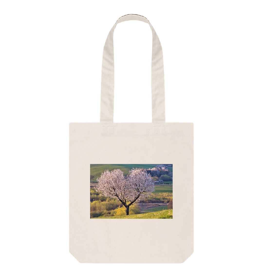 Natural Blossom Tree Shopper Tote