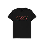 Black SASSY TEE