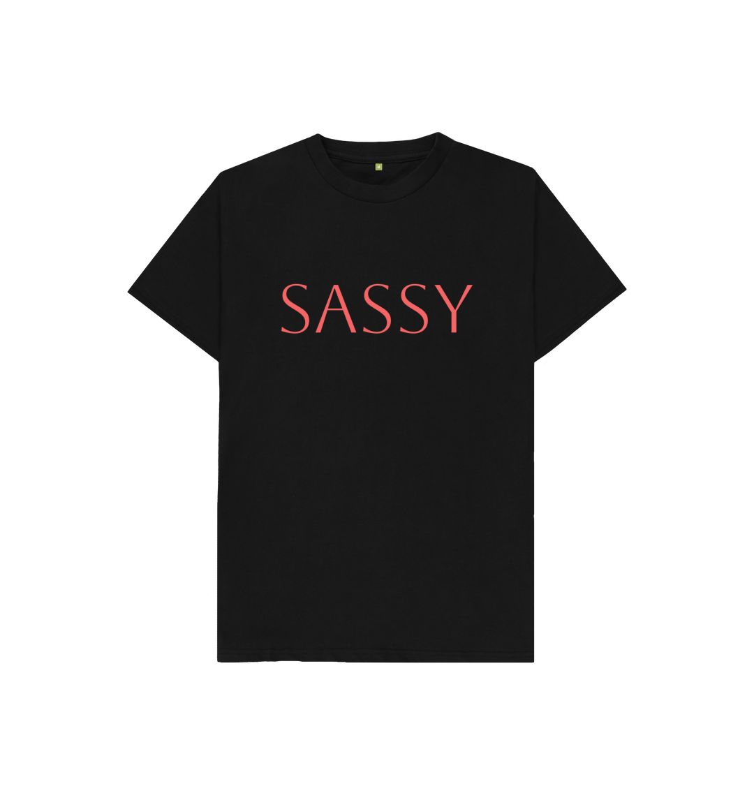 Black SASSY TEE