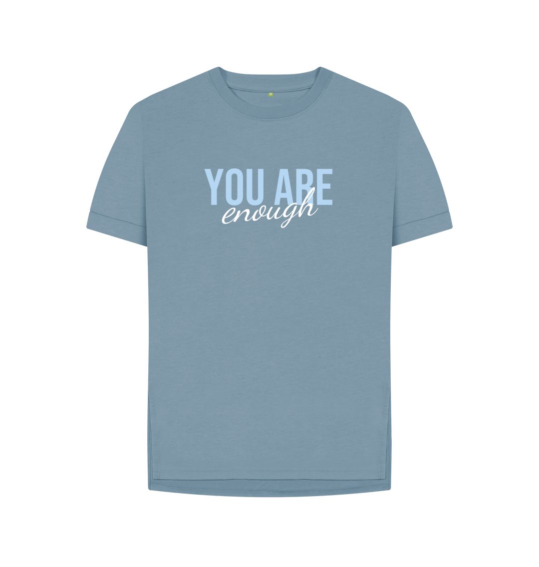 Stone Blue You Are Enough Tee