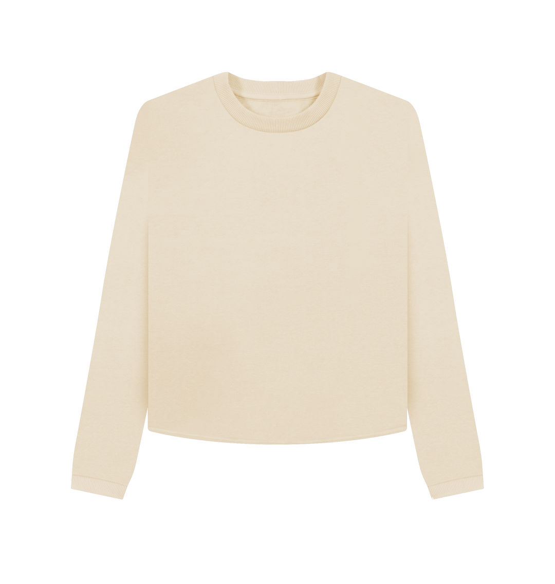 Oat Printed Boxy Jumpers Front