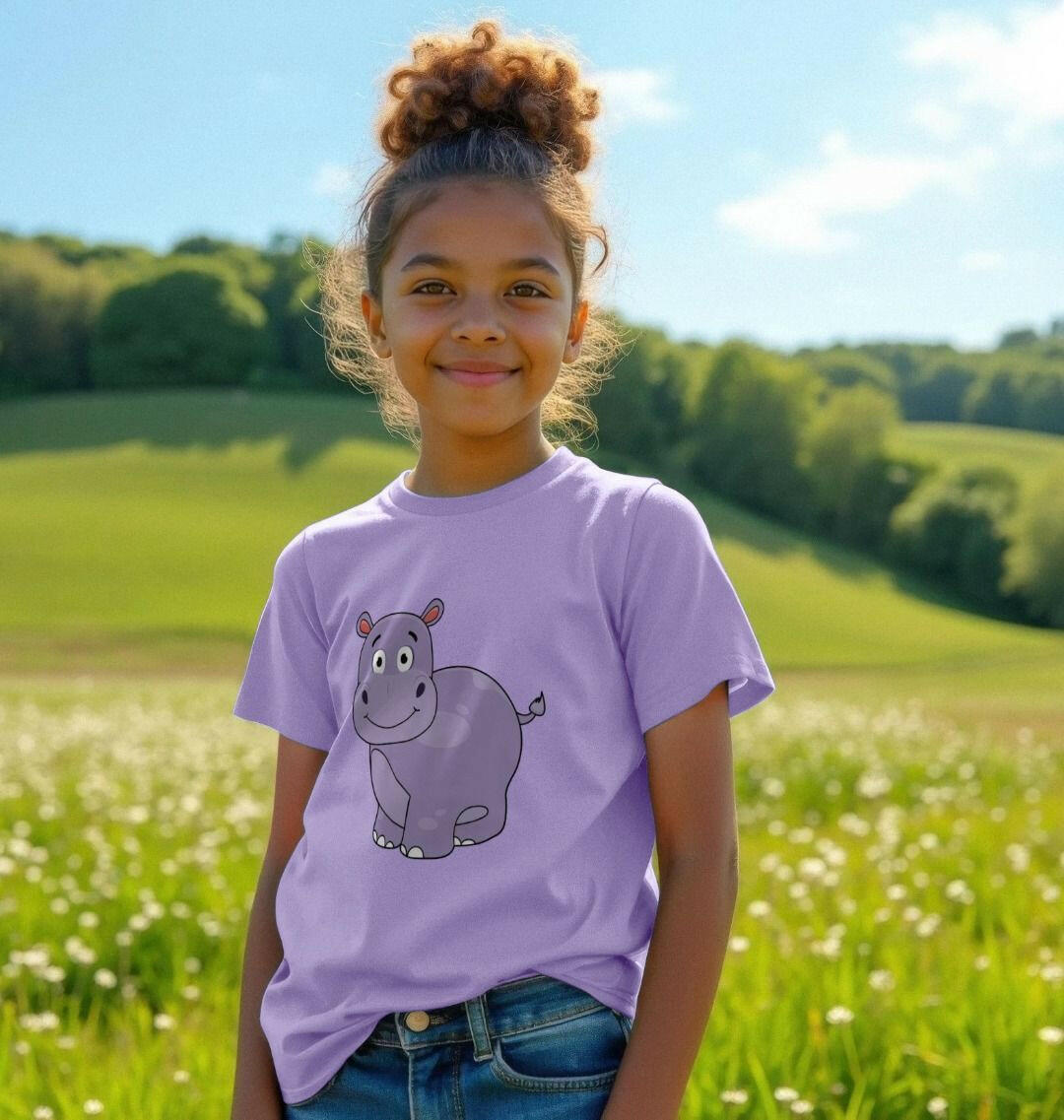 Happy Hippo Tee showcasing Love Your Swagger design, ideal for casual and stylish wear