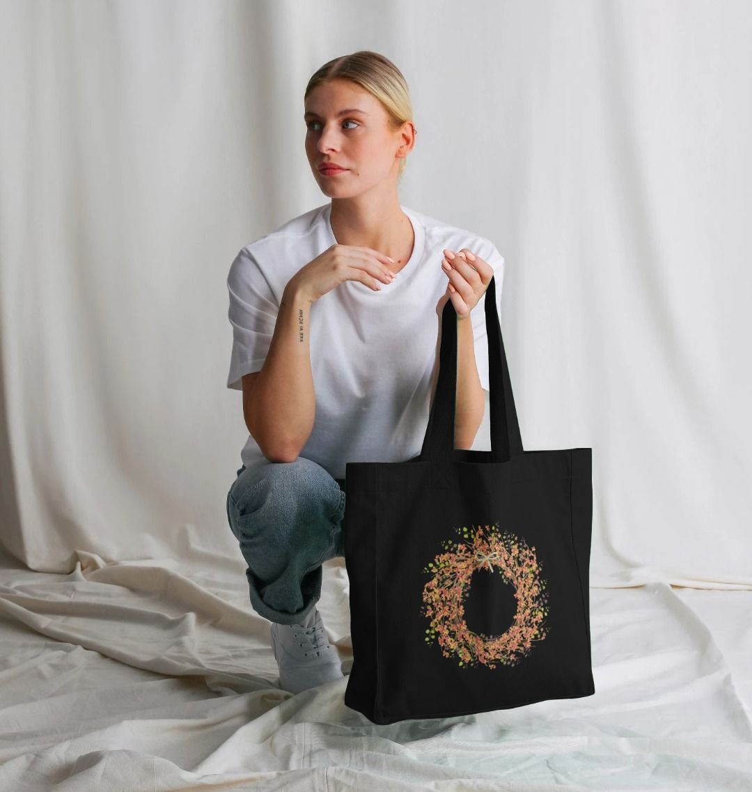 Autumn Wreath Shopper Tote