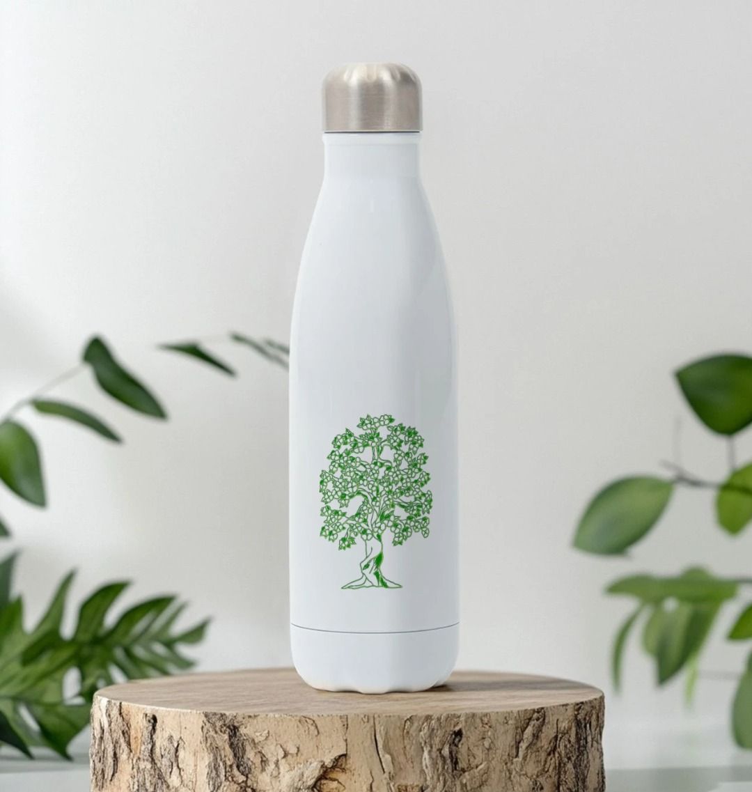 Stainless Steel Forest Tree Water Bottle