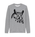 Light Heather Printed Sweater Front