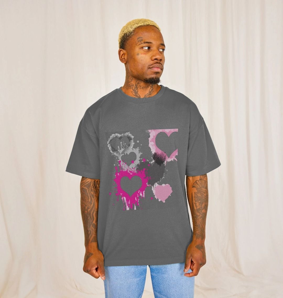 Hearts Oversized Tee