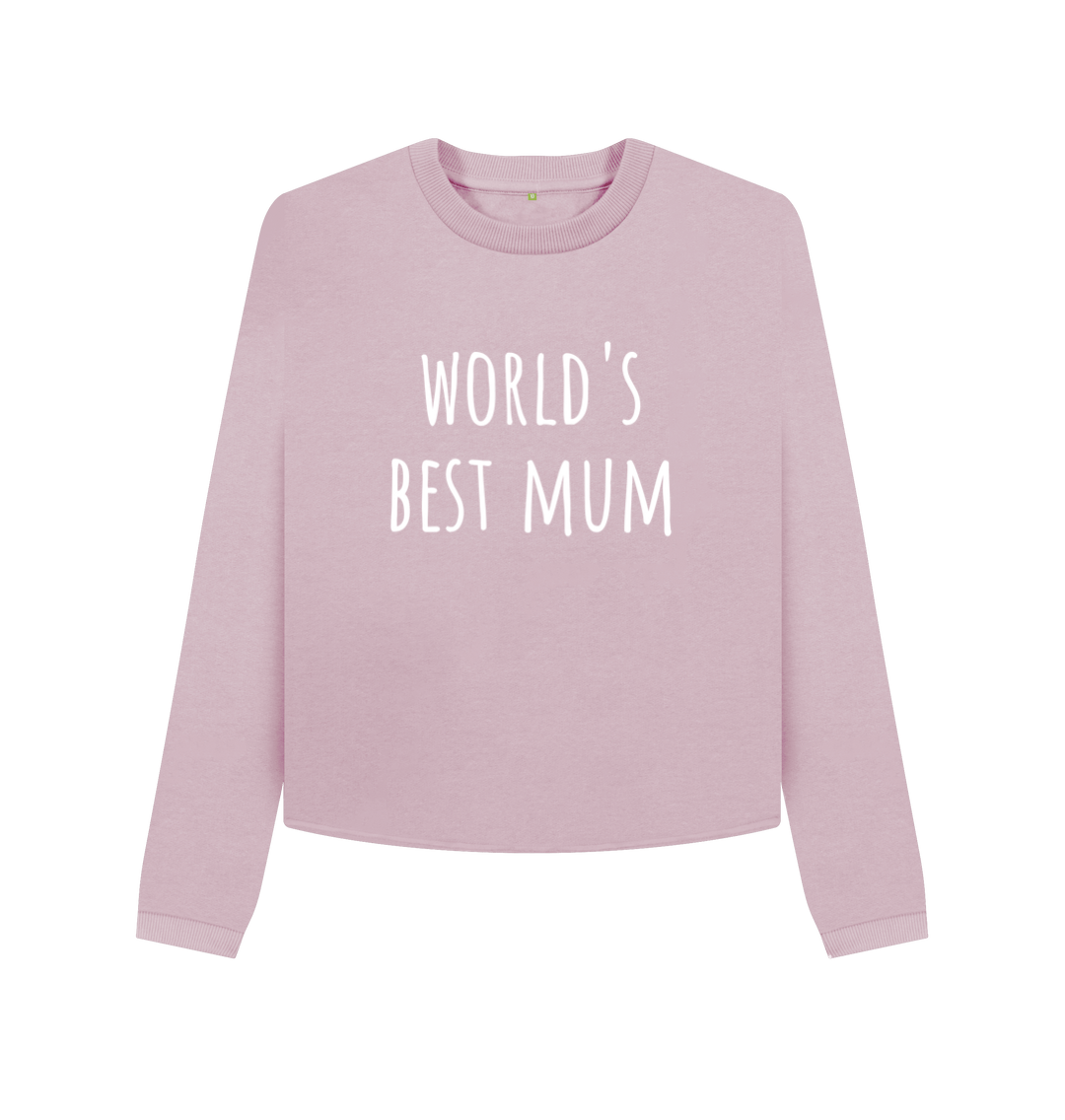Mauve Printed Boxy Jumpers Front