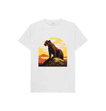 White Leopard Sunset Tee