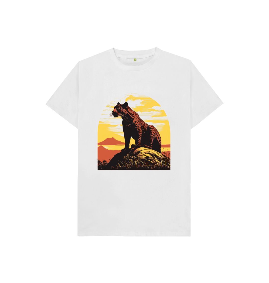 White Leopard Sunset Tee