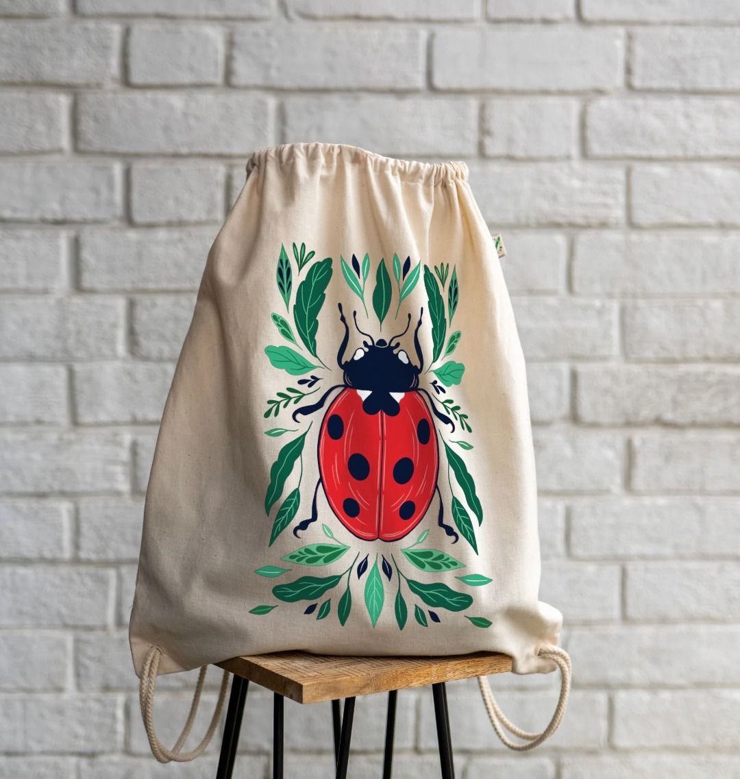 Ladybird Drawstring Bag