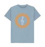 Stone Blue Music Sun Tee