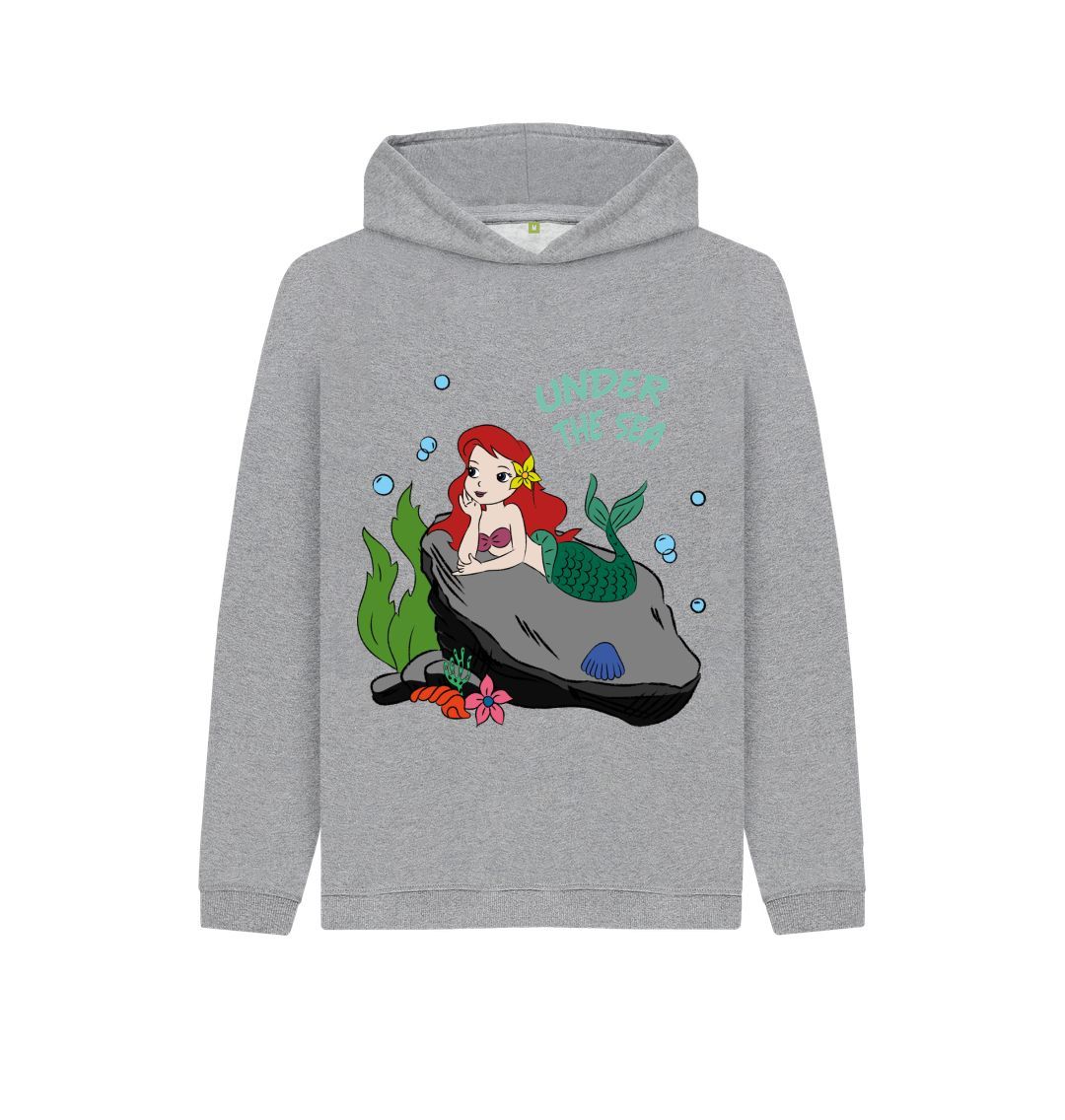 Athletic Grey Mermaid Hoodie