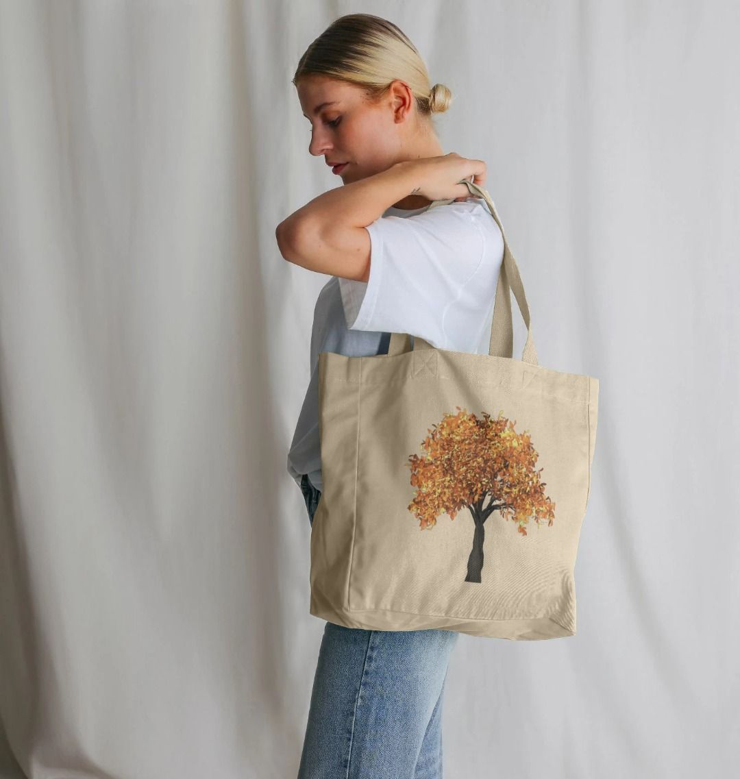 Autum Tree Shopper Tote