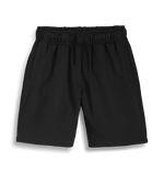 Black Plain Unisex Waker Short