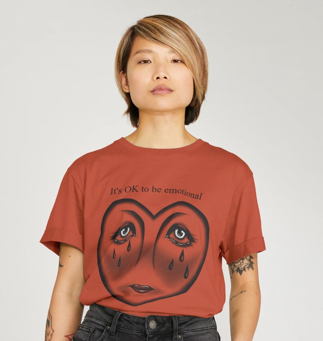 It's OK to be emotional Relaxed Tee