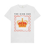 White The King Dad Tee