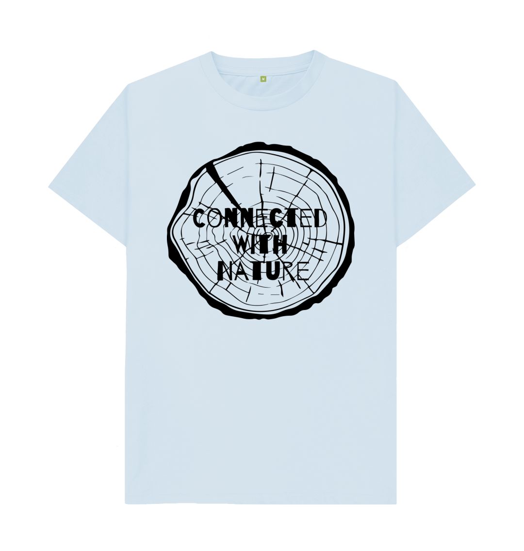 Sky Blue Connected With Nature Tee